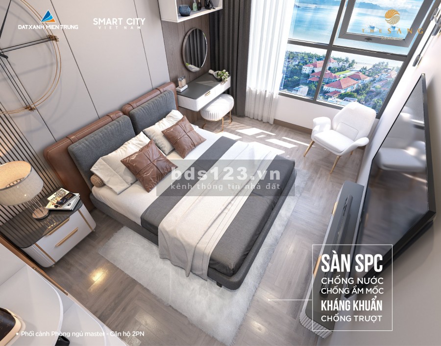 Chiết khấu cực shock lên đến 14% cho căn hộ 2PN chung cư cao cấp The Sang Residence