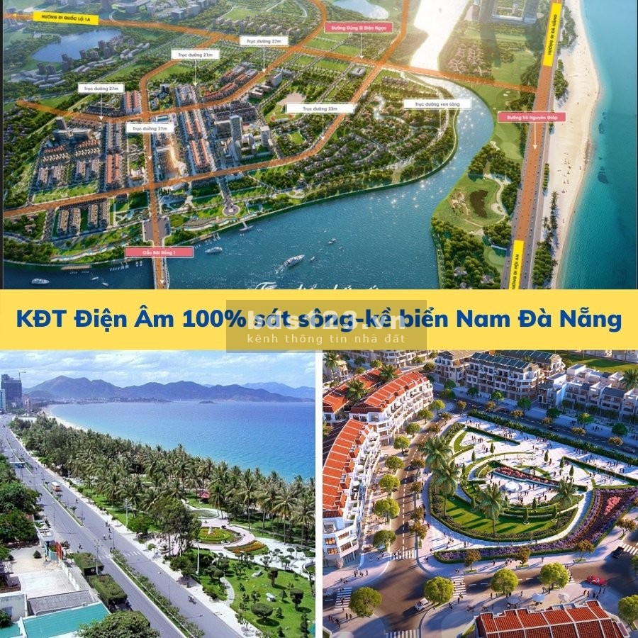 Lô đất nằm trên tuyến đường đẹp sông Cổ Cò giá 900 triệu, hỗ trợ tái đầu tư ngay khi đóng đủ 45%