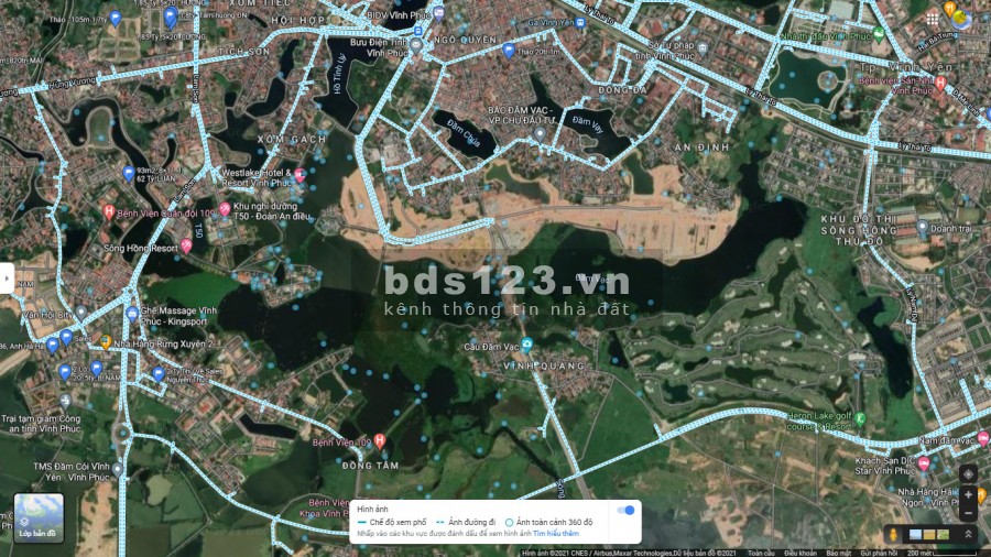 Bán lô 3000m2, có 3 mặt view hồ Vạc tại TP Vĩnh Yên, Vĩnh Phúc. Lh: 0988758886