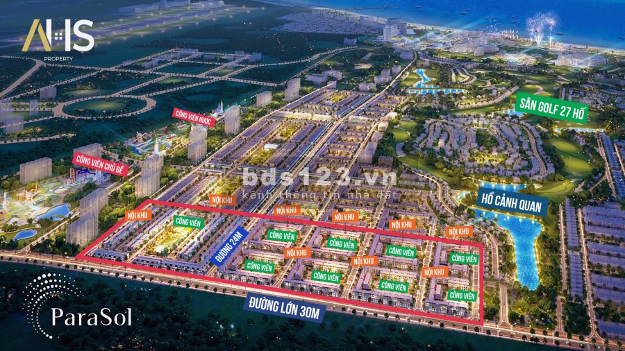 Mở Bán phân khu mới KN Parasol thuộc KN Paradise Cam Ranh chiết khấu 16,5% hỗ trợ vay 65% GTHĐ