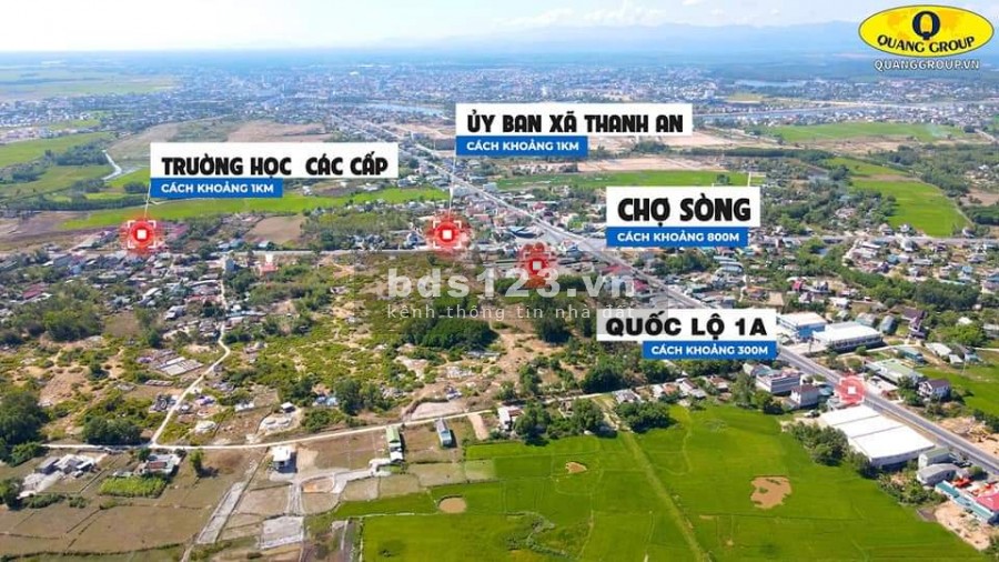 Bán 2 lô liền kề tại Thanh An, Cam Lộ Quảng Trị, ngay khu dân cư hiệu hữu, giá 660 triệu