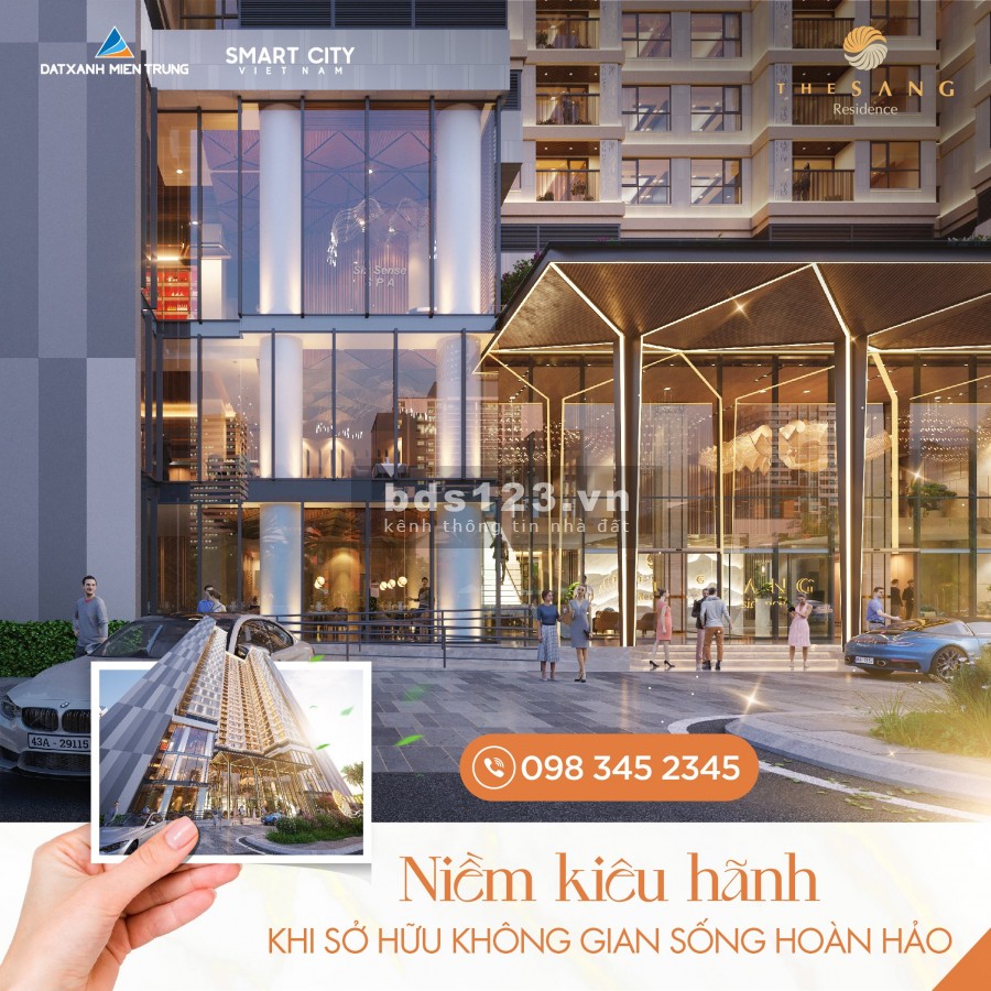 Chiết khấu cực shock lên đến 14% cho căn hộ 2PN chung cư cao cấp The Sang Residence