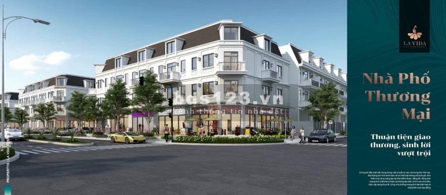 Suất shophouse ký trực tiếp chủ đầu tư dự án La vida residences, giá trị lâu dài