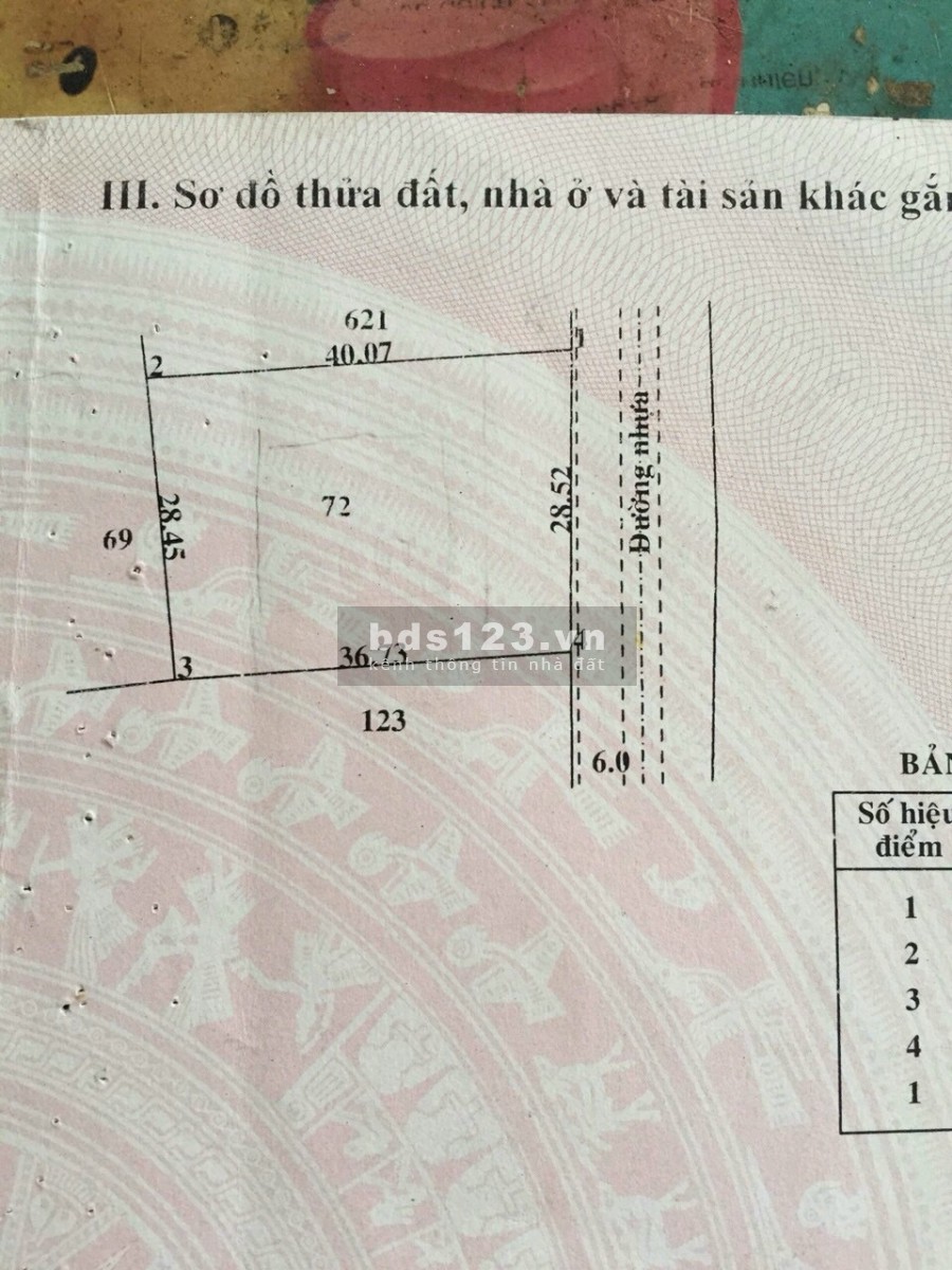 Cần bán đất mặt tiền đường nhựa 1/ Tỉnh Lộ 7 vào 200m diện tích ngang 28m có 600m thổ cư