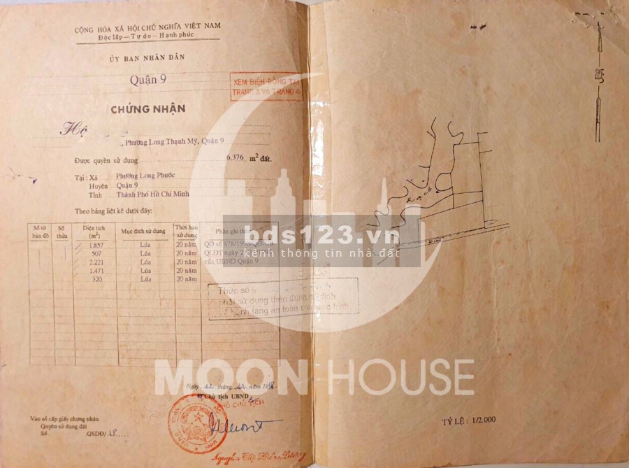 6376m2 đất kinh tế vườn phường Long Phước thành Phố Thủ Đức LH: 0907016378