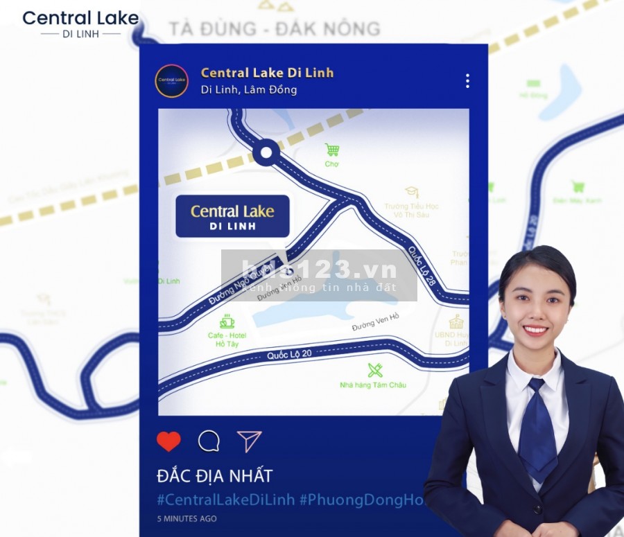 Khu nghỉ dưỡng Ven Hồ Tây Di Linh, sổ sẵn bàn giao ngay, ngân hàng vay vốn tới 80%