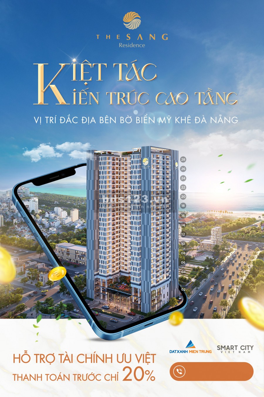 Sở hữu ngay căn hộ The Sang Residences để nắm bắt cơ hộ đầu tư tốt, pháp lí đủ