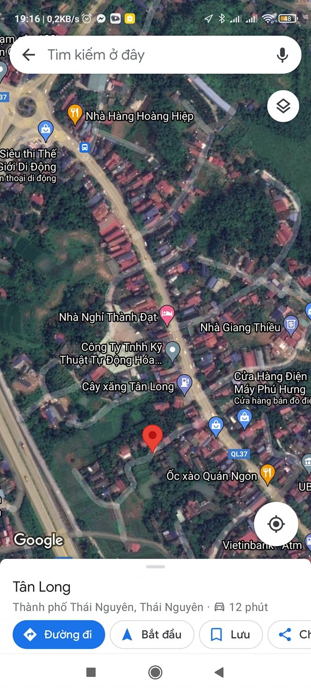 Bán lô đất 163m2, phường Tân Long, thành phố Thái Nguyên, xây nhà đẹp hết ý.Giá hợp lí