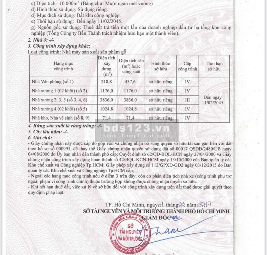 Bán nhà xưởng KCN Bình Chiểu, Quận Thủ Đức, DT: 10.000m2 (6500m2 nhà xưởng), có văn phòng