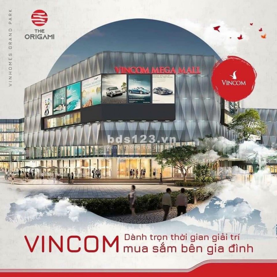 Căn Hộ Vinhomes Grand Park Quận 9 phân khu : Ranbown, Origami và Beverly từ 1pn, 2pn, 3pn
