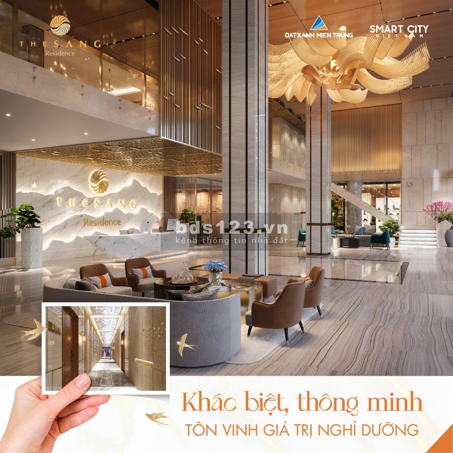 Khác biệt căn hộ cao cấp The Sang Residence so với các căn hộ khác, giá bao tốt