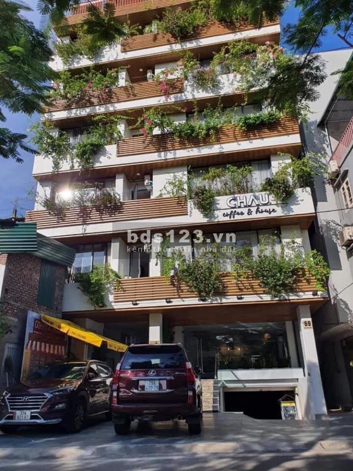 Building Kim Đồng Hoàng Mai dt 214M2, 7 tầng 1 hầm mặt tiền 12m, dòng tiền 400 triệu, giá 68 tỷ