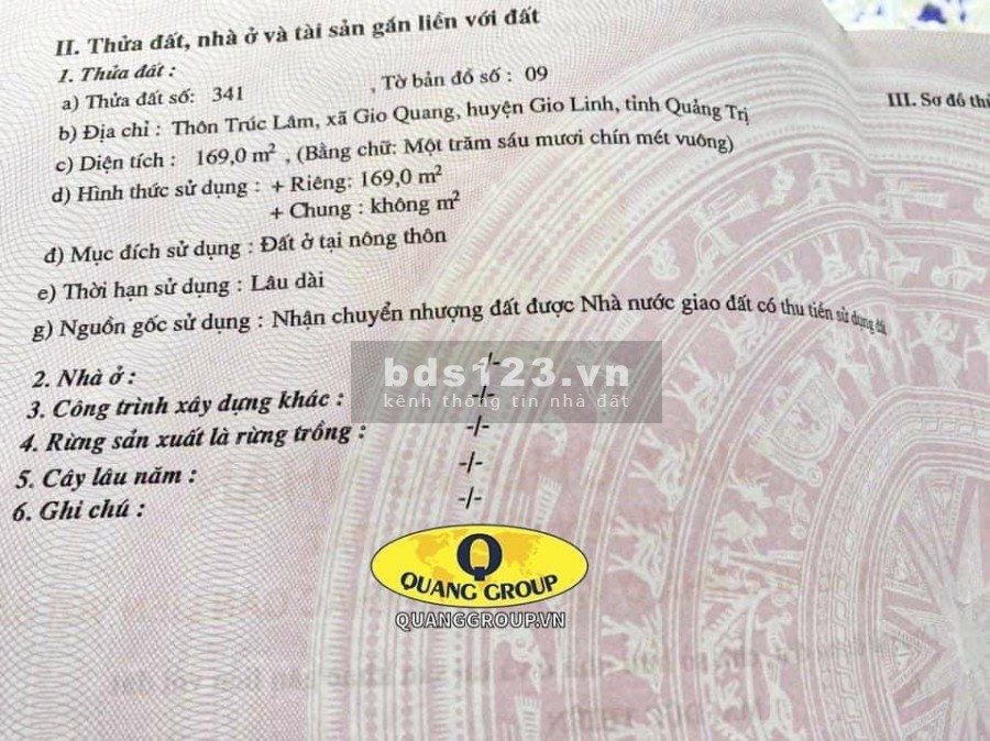 Lô đất đầu tư tại Quán Ngang Gio Linh Quảng Trị, giá bán thuận tiện đầu tư, lh 0868450456