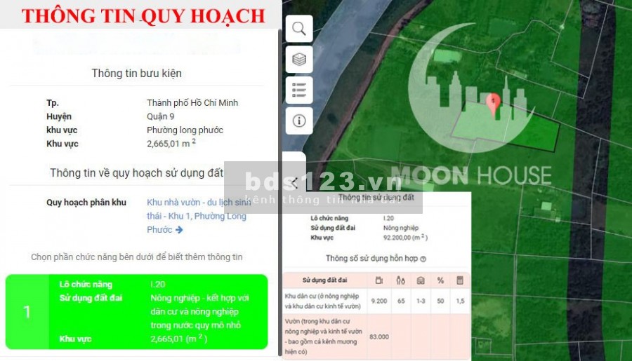 9555.4m2 đất kinh tế vườn phường Long Phước thành phố Thủ Đức LH: 0907016378 Mr.Thông