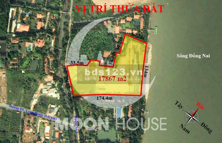 1.7ha đất ven sông phường Long Phước thành phố Thủ Đức LH: 0907016378 Mr.Thông