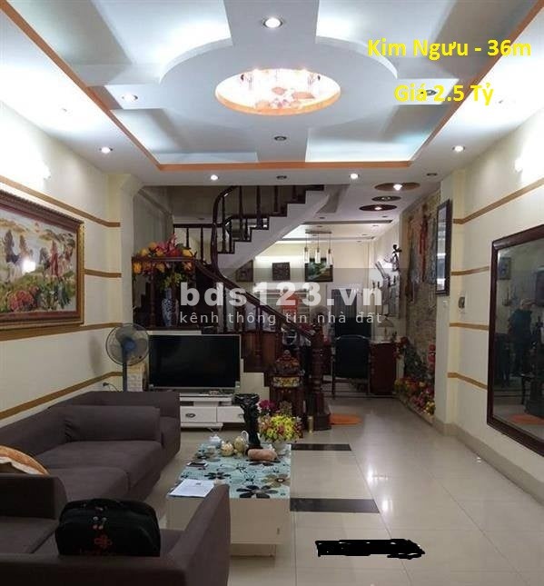 Bán nhà đẹp 2 mặt thoáng ba gác quay đầu trước cừa Kim Ngưu, dt 36m2, 4 tầng, giá 2.5 tỷ