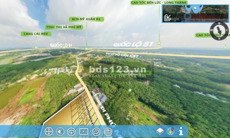 Bán đất 1,7 tỷ 200m2, dtsd 60m2 thổ cư tại KP Suối Nhum phường Hắc Dịch, tiện ích đủ