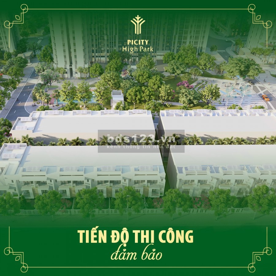 Căn hộ PiCity CK 5% trong mùa dịch, trả góp 2 năm không lãi suất. Thanh toán 30% đến khi nhận nhà