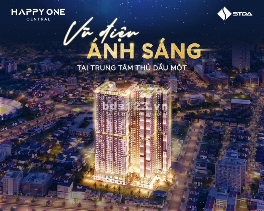 Căn hộ cao cấp HappyOne Central Bình Dương, nội thất bàn giao theo tiêu chuẩn Châu Âu