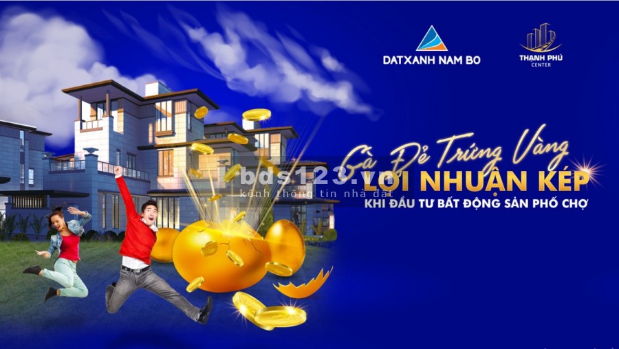 Thạnh Phú Center - khu dân cư chuẩn sao ngay tại trung tâm Thị Trấn huyện Thạnh Phú