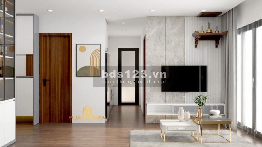 Gia đình cần bán căn hộ 2 phòng ngủ Quận Hoàng Mai, giá chỉ 1.56 tỷ, hướng tốt, vị trí đẹp