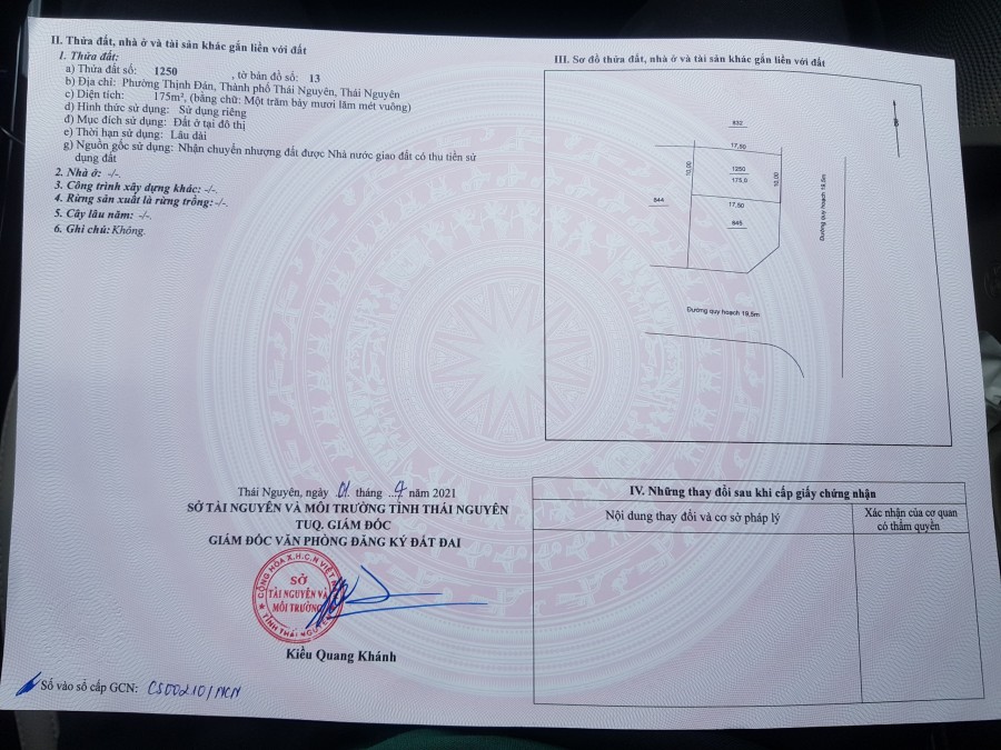 Bán 2 lô đất liền kề Kinh doanh tốt gần Tecco Đán,p Thịnh Đán,tp Thái Nguyên