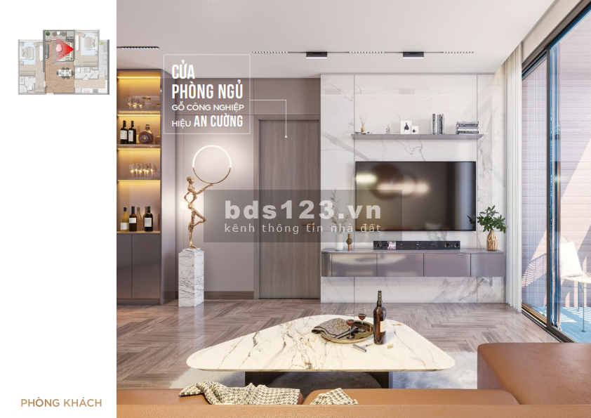 Căn hộ biển Đà Nẵng sở hữu vĩnh viễn chung cư The Sang Residence, nội thất đầy đủ