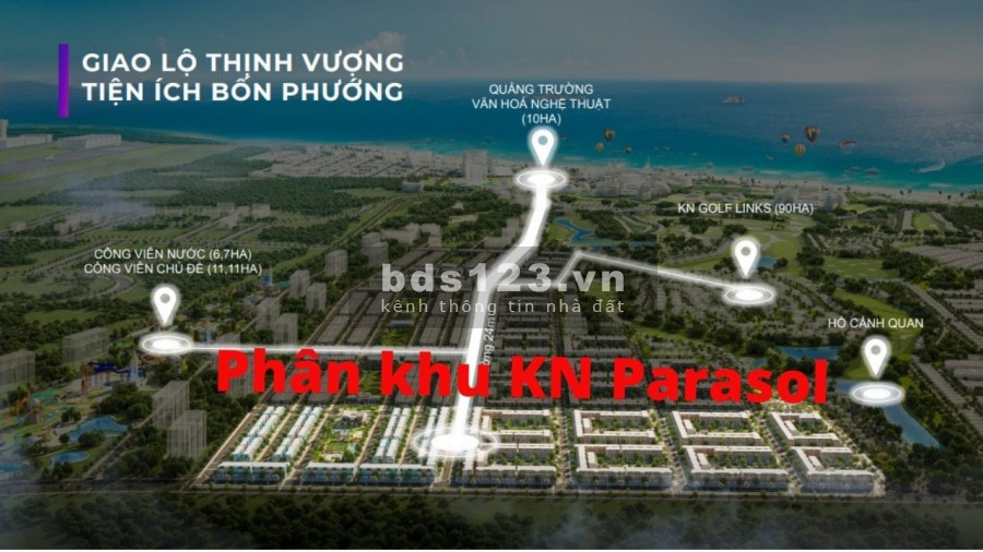 Para Sol Cam Ranh Dự án đô thị thứ 2 tại quần thể KN Paradise Cam Ranh, bàn giao sổ sẵn