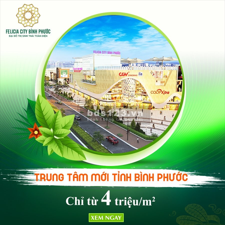 Chỉ cần 400 triệu A/C đã có thể sở hữu riêng cho A/C và GĐ 1 lô đất 100m2 ngay mặt tiền DT741-BP