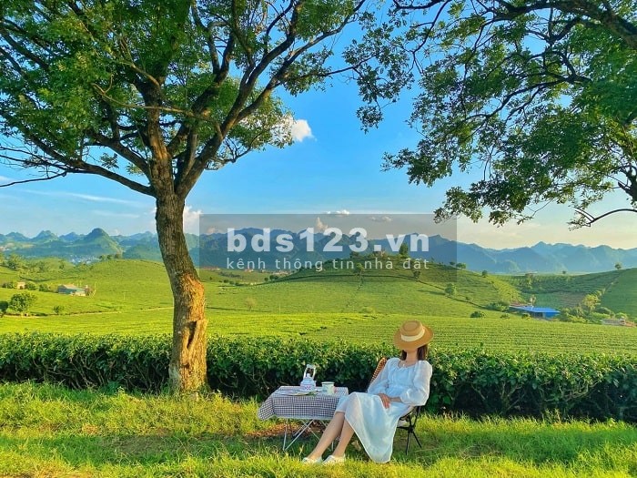 Mảnh đất Mộc Châu sơn thủy hữu tình view toàn cảnh thị trấn Mộc Châu, lh 0357593999