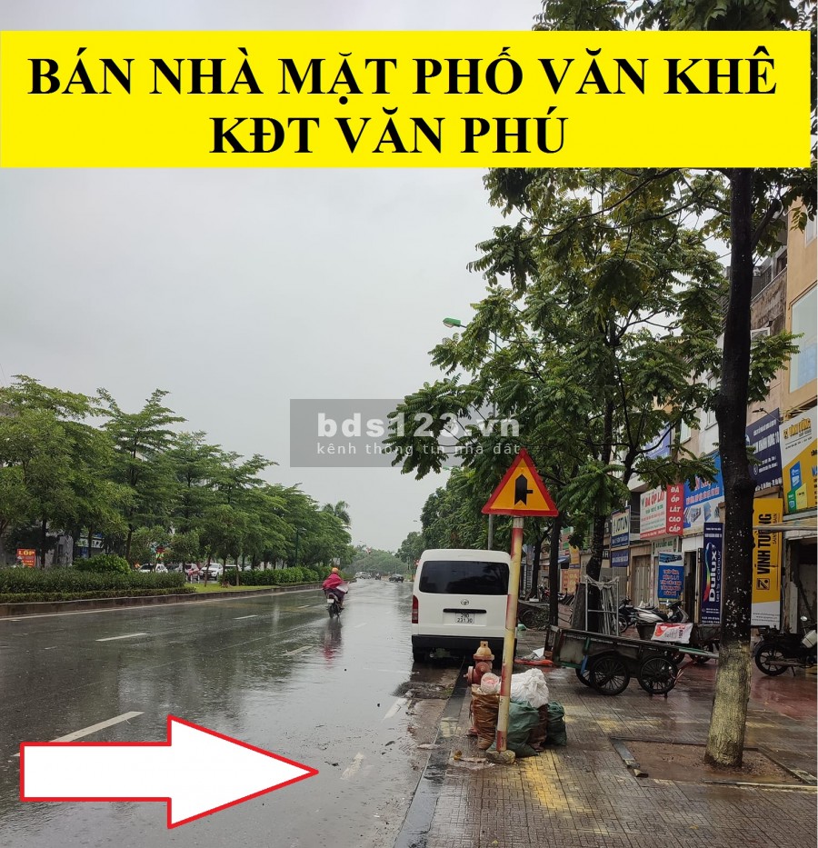 Bán nhà liền kề khu đô thị Văn Phú, mặt phố Văn Khê, Vỉa hè 5m, kinh danh đỉnh