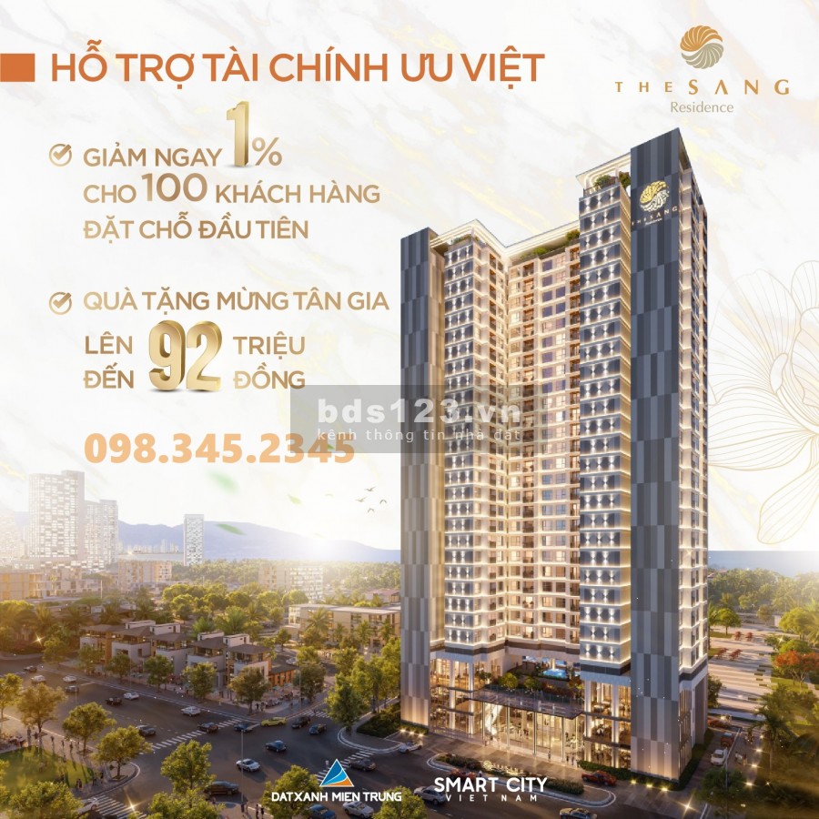 Căn hộ cao cấp The Sang Residence - Nơi dành trọn yêu thương cho gia đình bạn, sổ sẵn