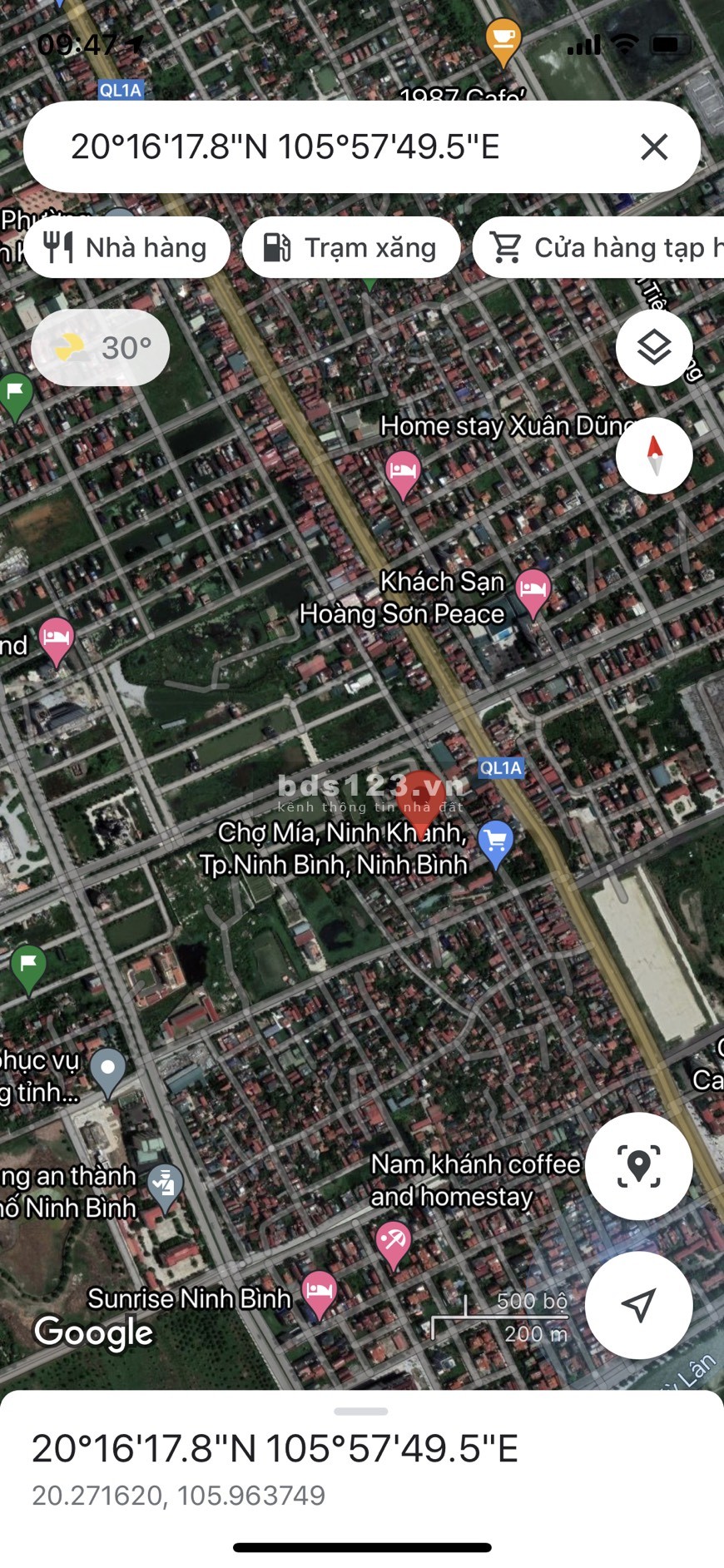 Mua đất tặng nhà gần chợ Mía, Ninh Khánh, bán gấp giá tốt đầu tư, diện tích 100m2