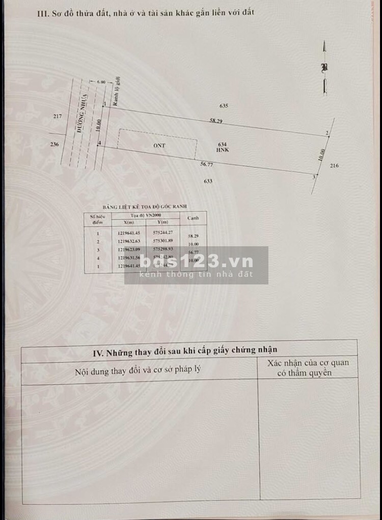 Cần bán đất mặt tiền đường nhựa Nguyễn Thị Ngoạn 1/ Tỉnh Lộ 7 500m2 100thổ cư
