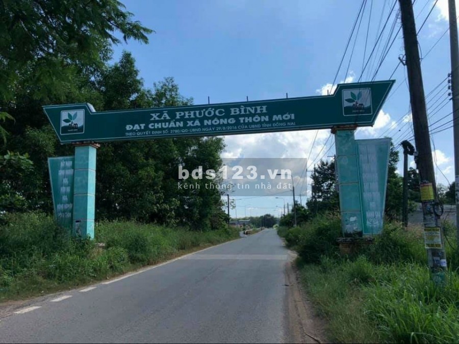 Kẹt tiền bán đất 1000m ấp 5 Phước Bình, đường bê tông ô tô quay đầu, trong KDC, cách Trạm Y Tế 800m
