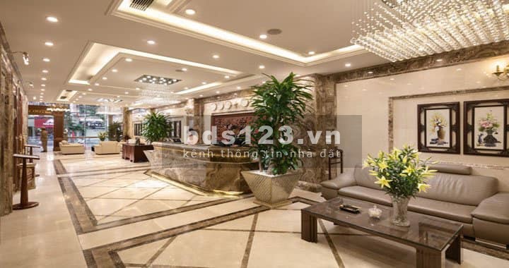 Khách Sạn MP Nguyễn Đình Hoàn 10 nổi 1 hầm 60 Phòng 4 sao dtsd 280m2 giá bán 125 tỷ