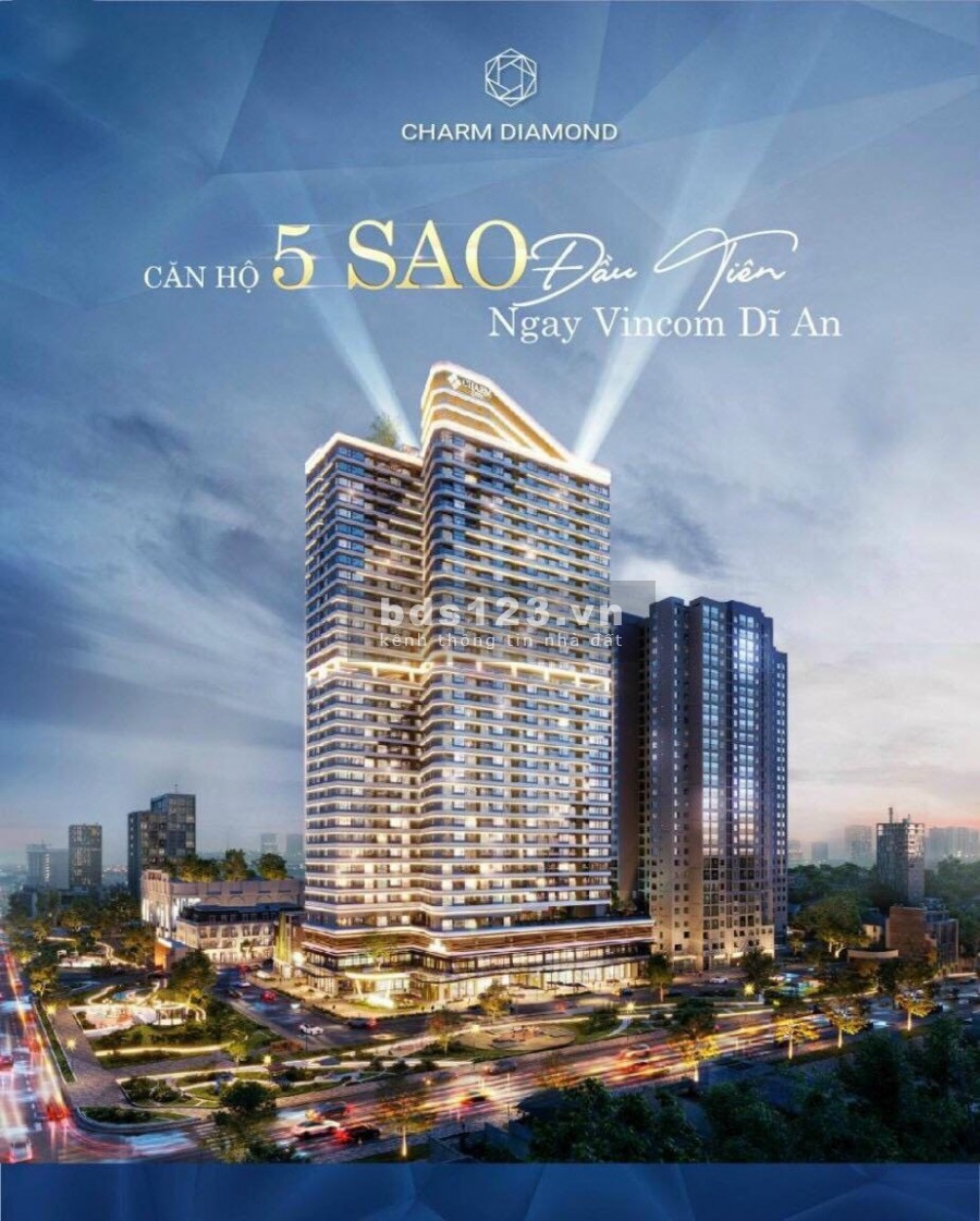 Căn hộ cao cấp Charm City giá rẻ ngay trung tâm Dĩ An tiện ích chuẩn 5 sao, pháp lí đủ