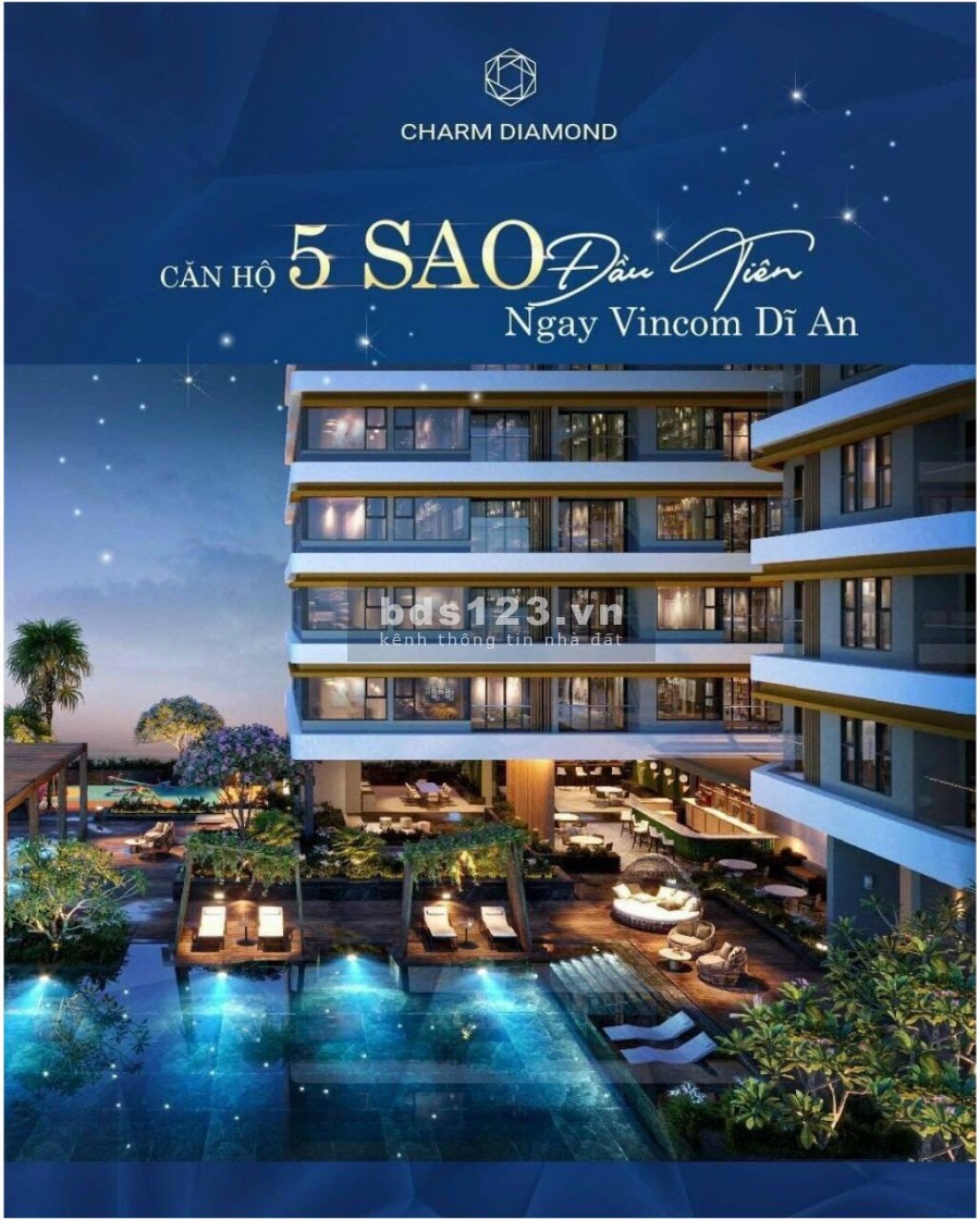 Căn hộ cao cấp Charm City giá rẻ ngay trung tâm Dĩ An tiện ích chuẩn 5 sao, pháp lí đủ