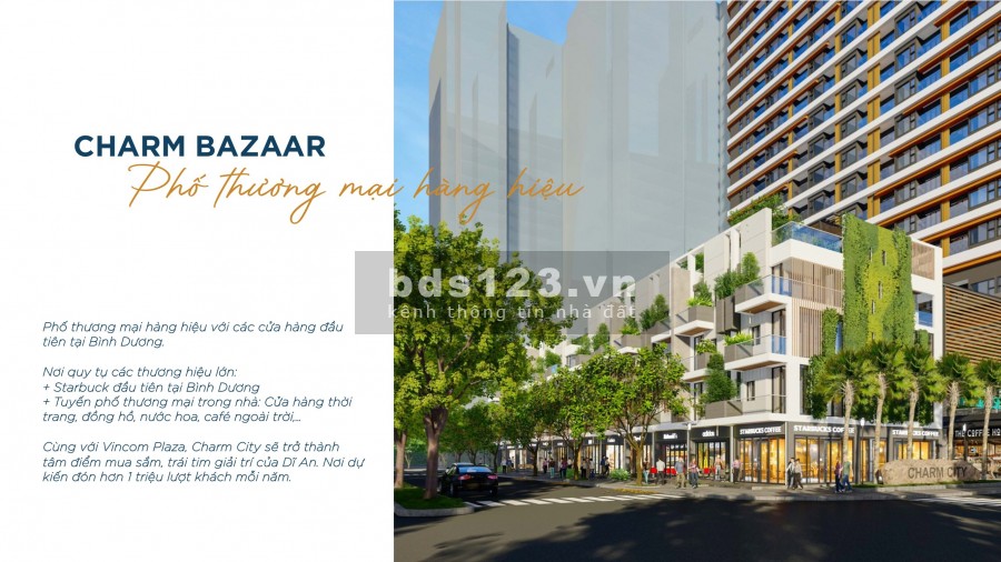 Căn hộ cao cấp Charm City giá rẻ ngay trung tâm Dĩ An tiện ích chuẩn 5 sao, pháp lí đủ