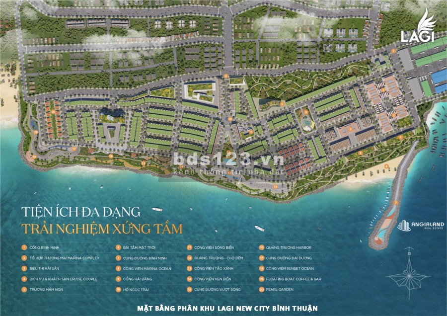 Mở bán dự án đất nền sổ đỏ biển Lagi New City Bình Thuận, giá chỉ 35 triệu/m2, lh 0903066813