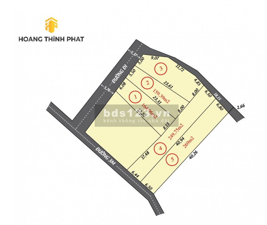 Đất Lộc Điền gần cầu Truôi gần trường học, gần chợ cách Quốc Lộ 1A 100m, đường bê tông