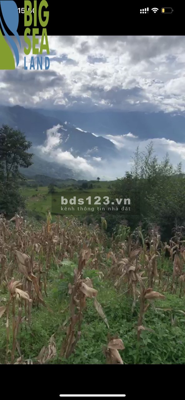 Bán mảnh đất Phan Cán Sử - Y Tý (Sapa 2) Độ cao 2000m có View săn mây lý tưởng.