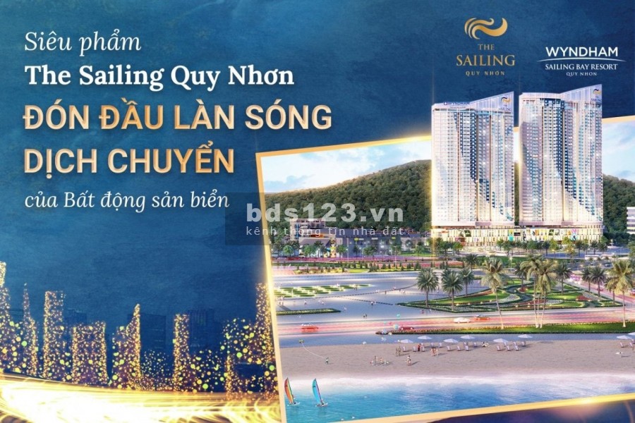 Khách hàng đầu tư quan tâm căn hộ The Sailing Quy Nhơn liên hệ 0582121540, sổ sẵn