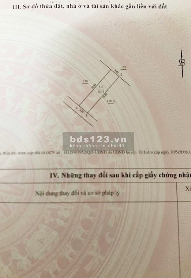 Bán đất Quang Trung, ô tô chạy lòng vòng, diện tích sử dụng 65m2, giá bán 3.75 tỷ
