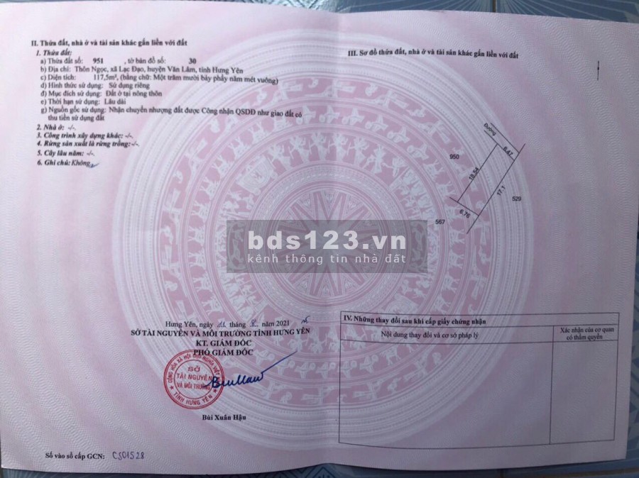  Chính Chủ HÀNG ĐẸP 117m2 Thôn Ngọc, Xã Lạc Đạo, Văn Lâm, Hưng Yên