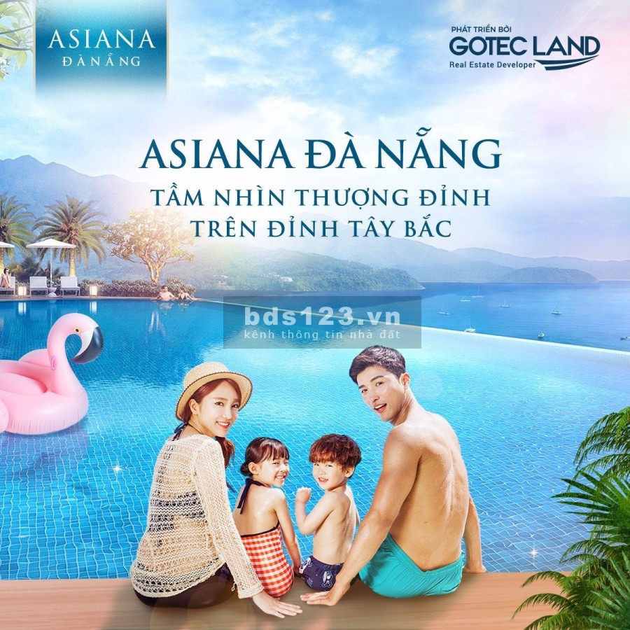 Mở bán giai đoạn đầu căn hộ độc quyền khu vực tây bắc Đà Nẵng, chung cư Asiana Đà Nẵng