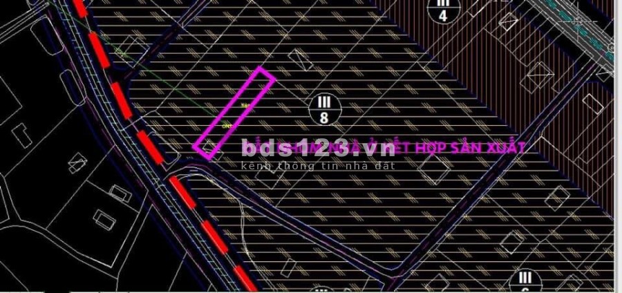 Đất nền diện tích sử dụng 538m2 mặt tiền đường 715 Trung Lập Thượng, huyện Chủ Chi
