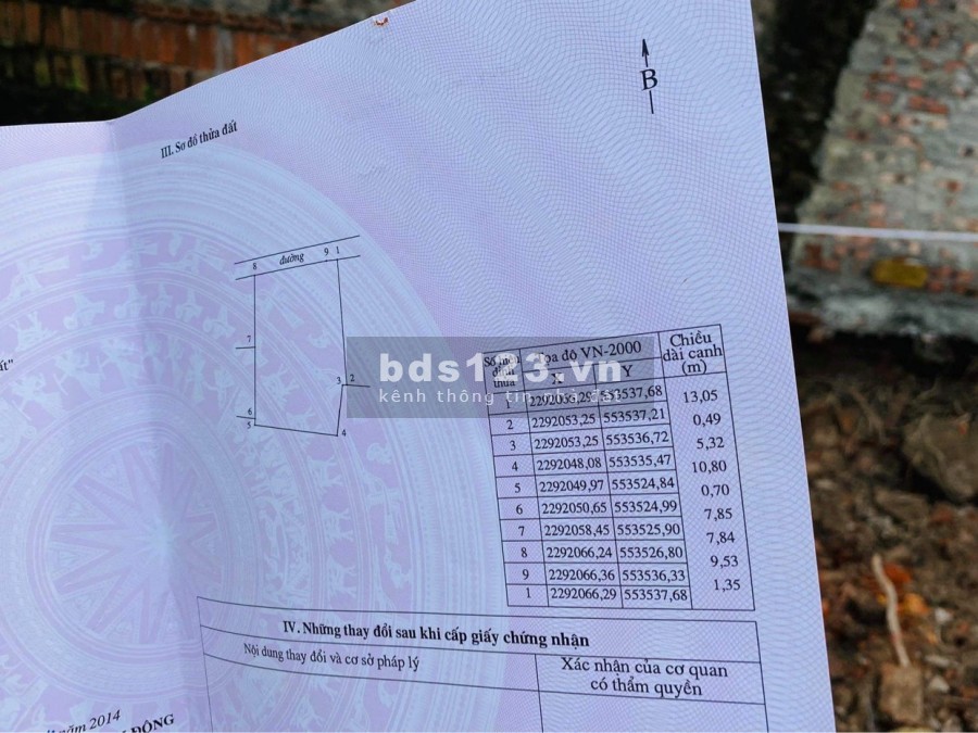 Bán đất thổ cư tại Hùng An Kim Động, Hưng Yên, pháp lí chính chủ bàn giao ngay