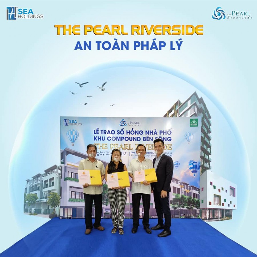Bán nhà phố dự án Pearl Riverside khu đô thị chuẩn 5K, tiện ích đầy đủ, pháp lí đầy đủ