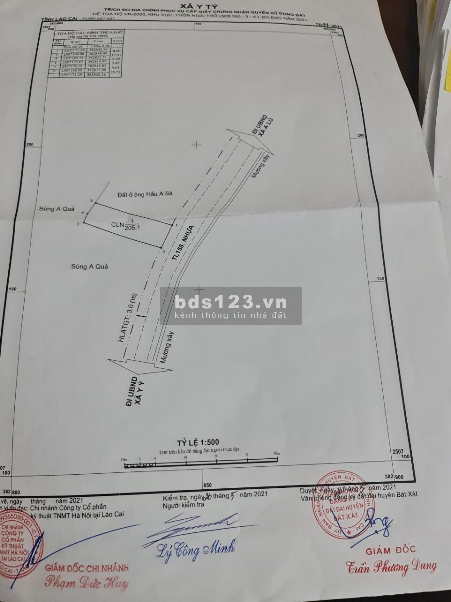 Bán mảnh đất vuông vắn trung tâm Y Tý -Sapa 2 view xuất sắc, giá thoả thuận